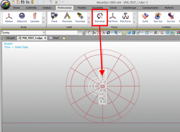 Sphere - Rotational Axial Force
