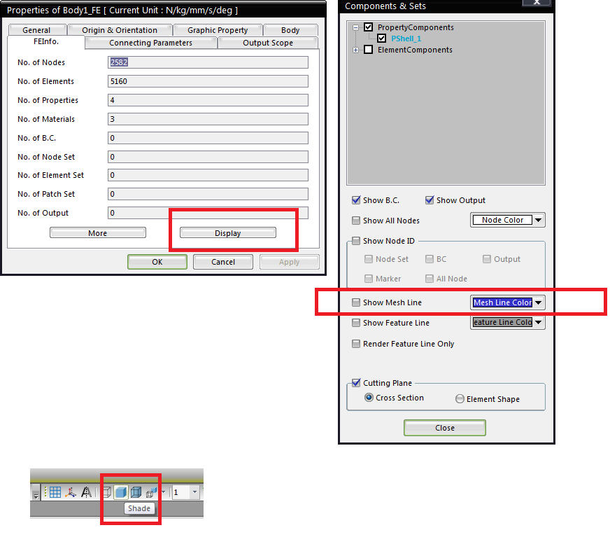 Show Mesh Line - OFF
