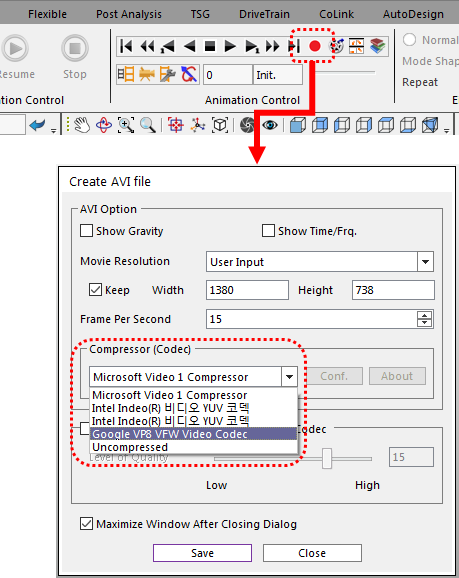 Google VP8 VFW Video Codec